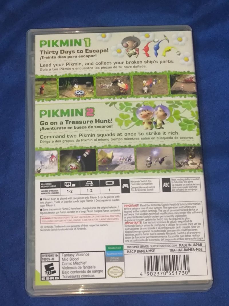 Pikmin 1 + 2 - Nintendo Switch