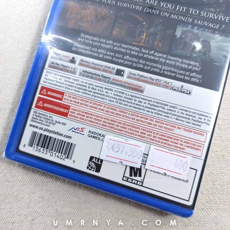 Natural Doctrine Kaset Original PSVita Playstation PS Vita