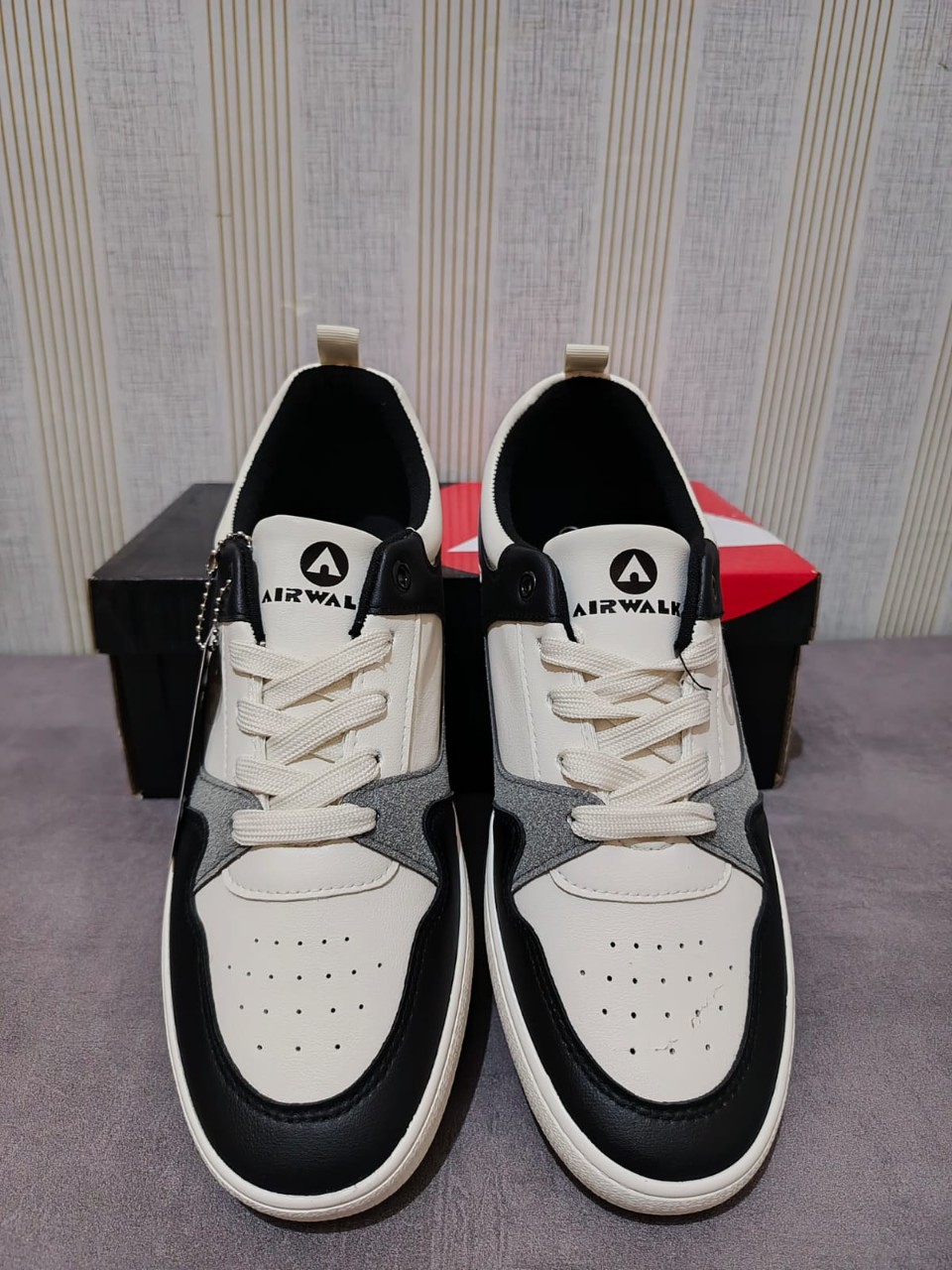 AIRWALK CASUAL -  BARIN -  BLACK - SIZE 41 EU (MEN) - ORIGINAL