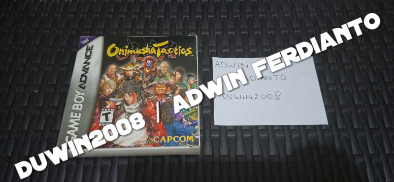 Nintendo GBA Game Boy Advance - Onimusha Tactics