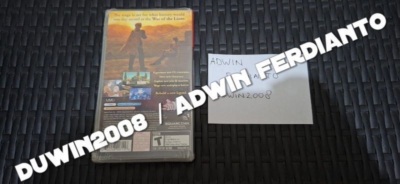 PSP Playstation Portable - Final Fantasy Tactics War Of The Lions