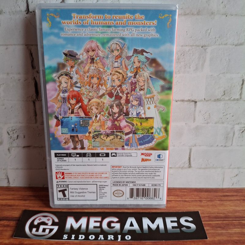 Rune Factory 3 Nintendo Switch - New/Segel