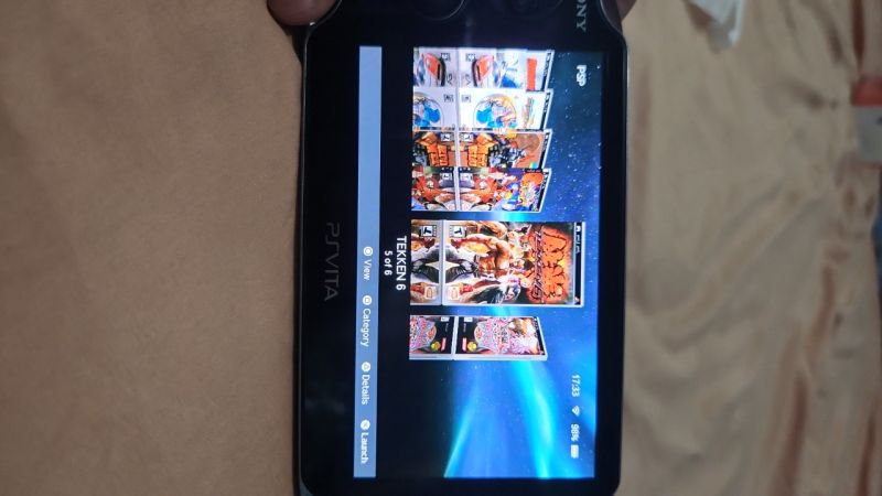 PS VITA OLED HITAM CFW