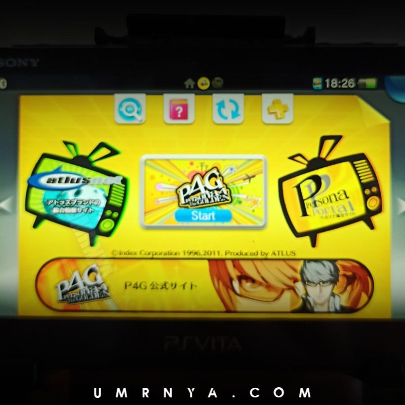 Kaset game PSvita Persona 4 Golden IV P4G PS Vita games CD Playstation Cartridge
