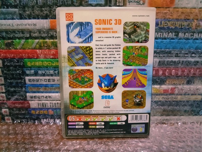 Game PC Original SEGA PC Sonic 3D