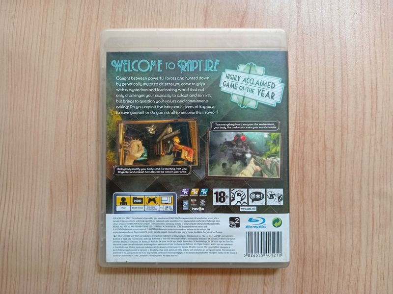 Game/BD PS3 - Bioshock (FAF)