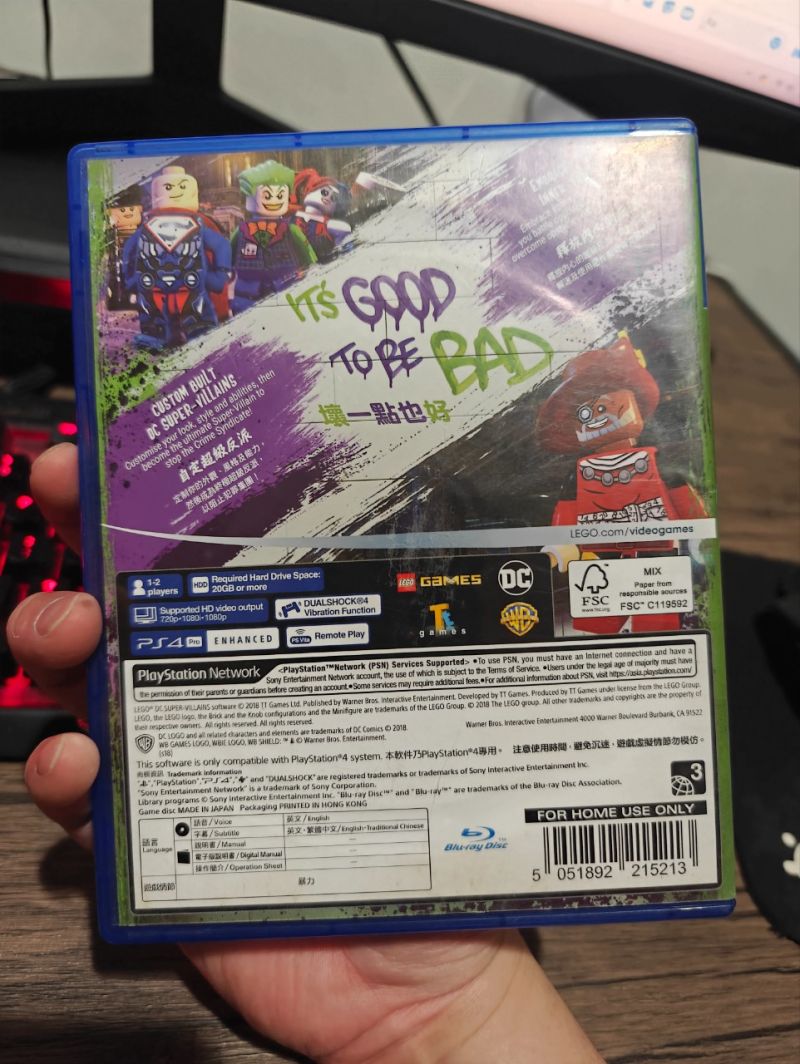 PS4 Game Lego DC Super Villains