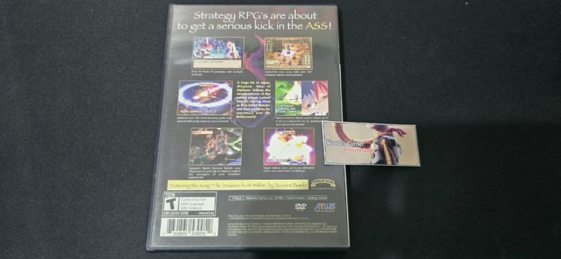 Kaset PS2 Original Disgaea Hour Of Darkness Fullset Reg 1 USA