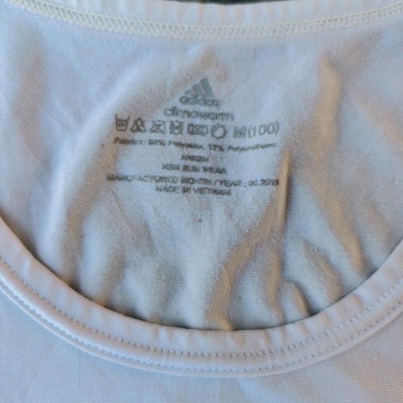 Singlet Adidas ClimaWarm Putih Original Size M