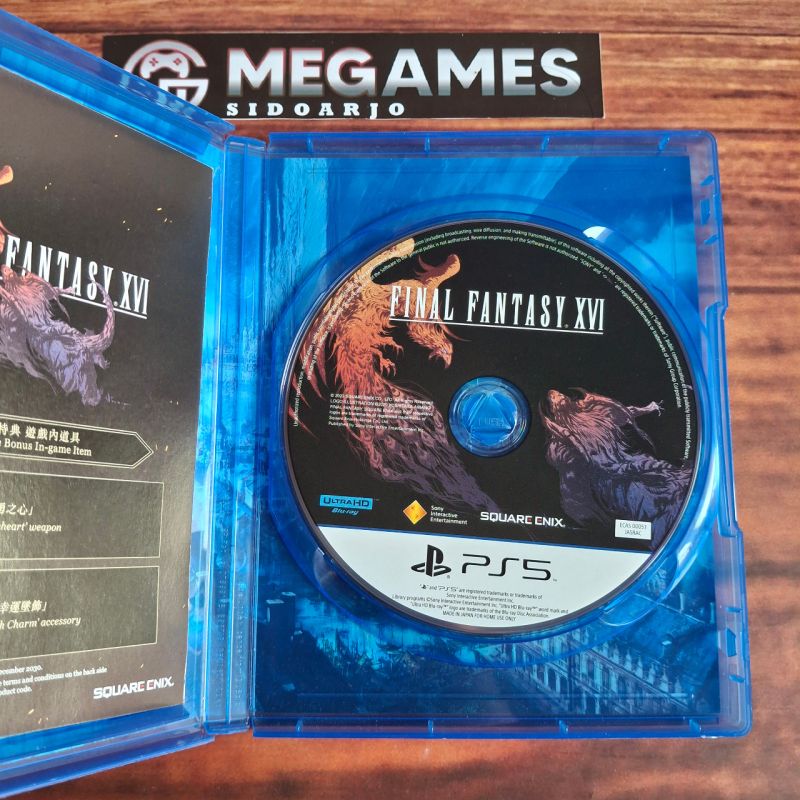 Kaset BD PS5 Final Fantasy XVI / Final Fantasy 16 - Second/Bekas