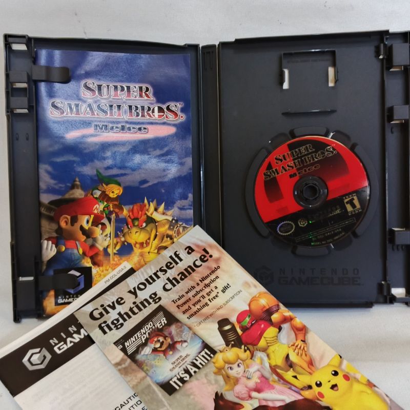 Game GC - Super Smash Bros. Melee Reg. Pure USA Original