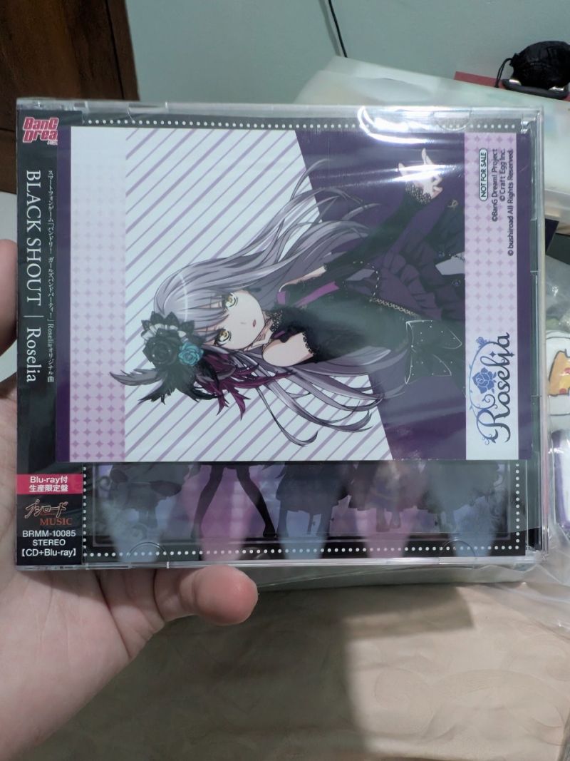 CD Lagu Jepang - BLACK SHOUT Roselia Limited Edition (Include BD & Postcard)