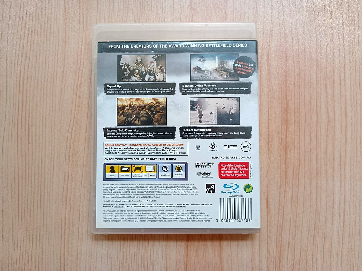 Game/BD PS3 - Battlefield Bad Company 2 (FAH)