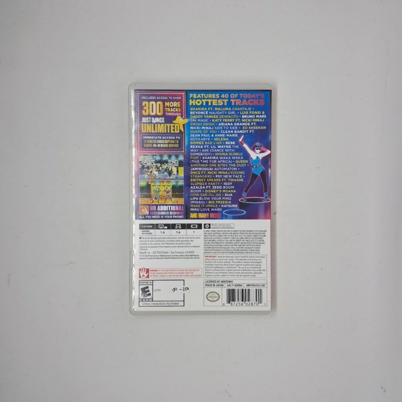 SWITCH JUST DANCE 2018