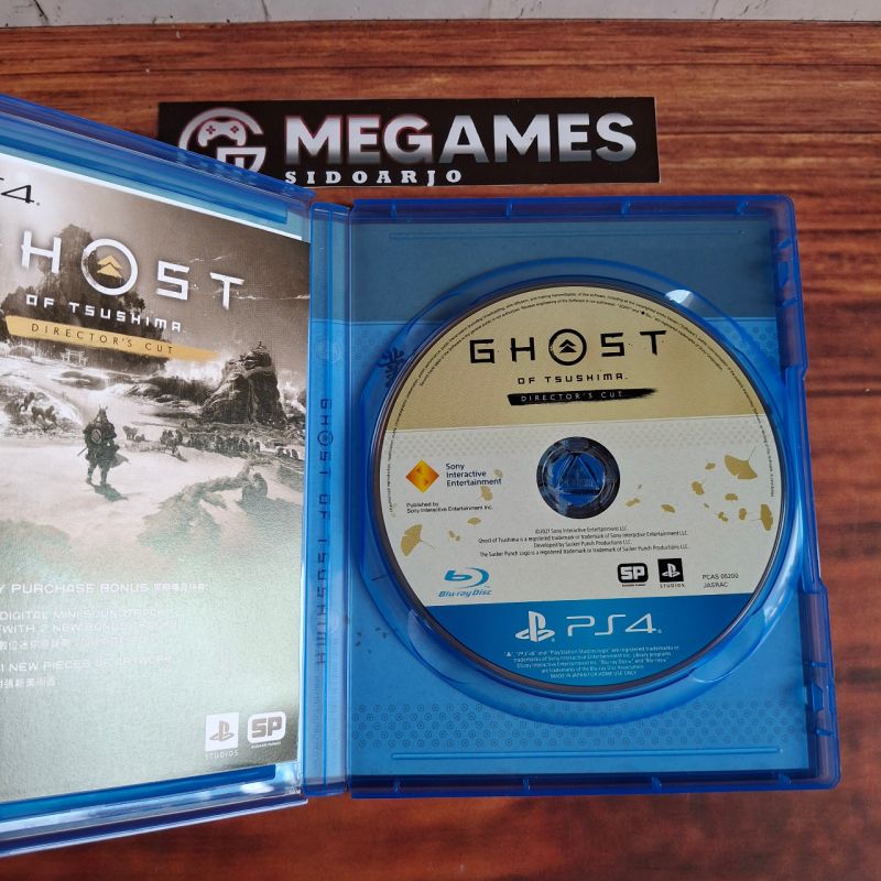 Kaset BD PS4 Ghost Of Tsushima Directors Cut - Second/Bekas