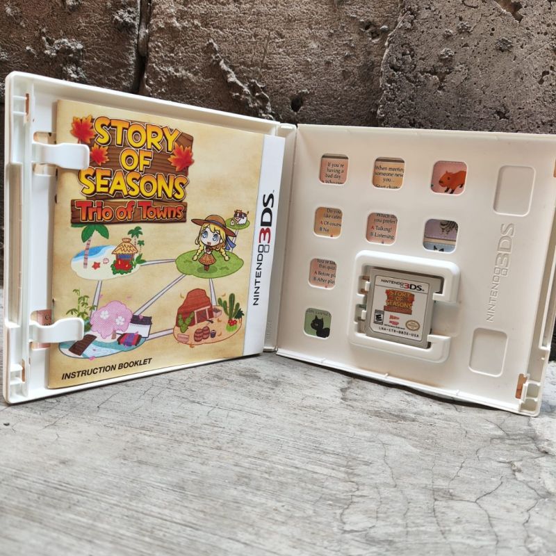RARE!!! (2nd) 3DS Game Story of Seasons Trio of Towns USA