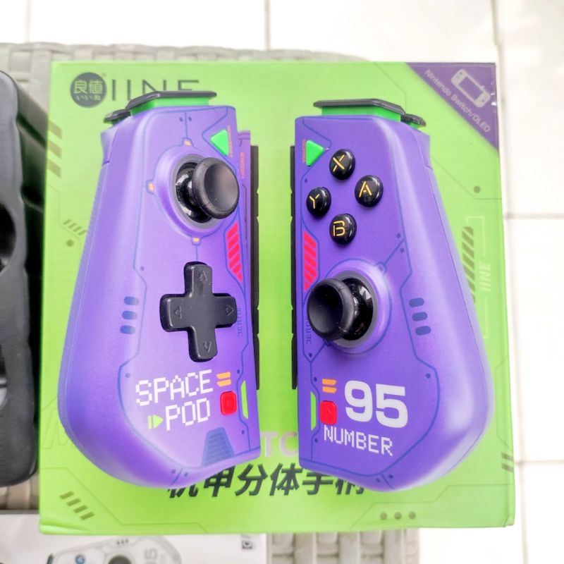 Joycon Nintendo Switch IINE Mechanical Joycon Purple EVA-01 Inspired