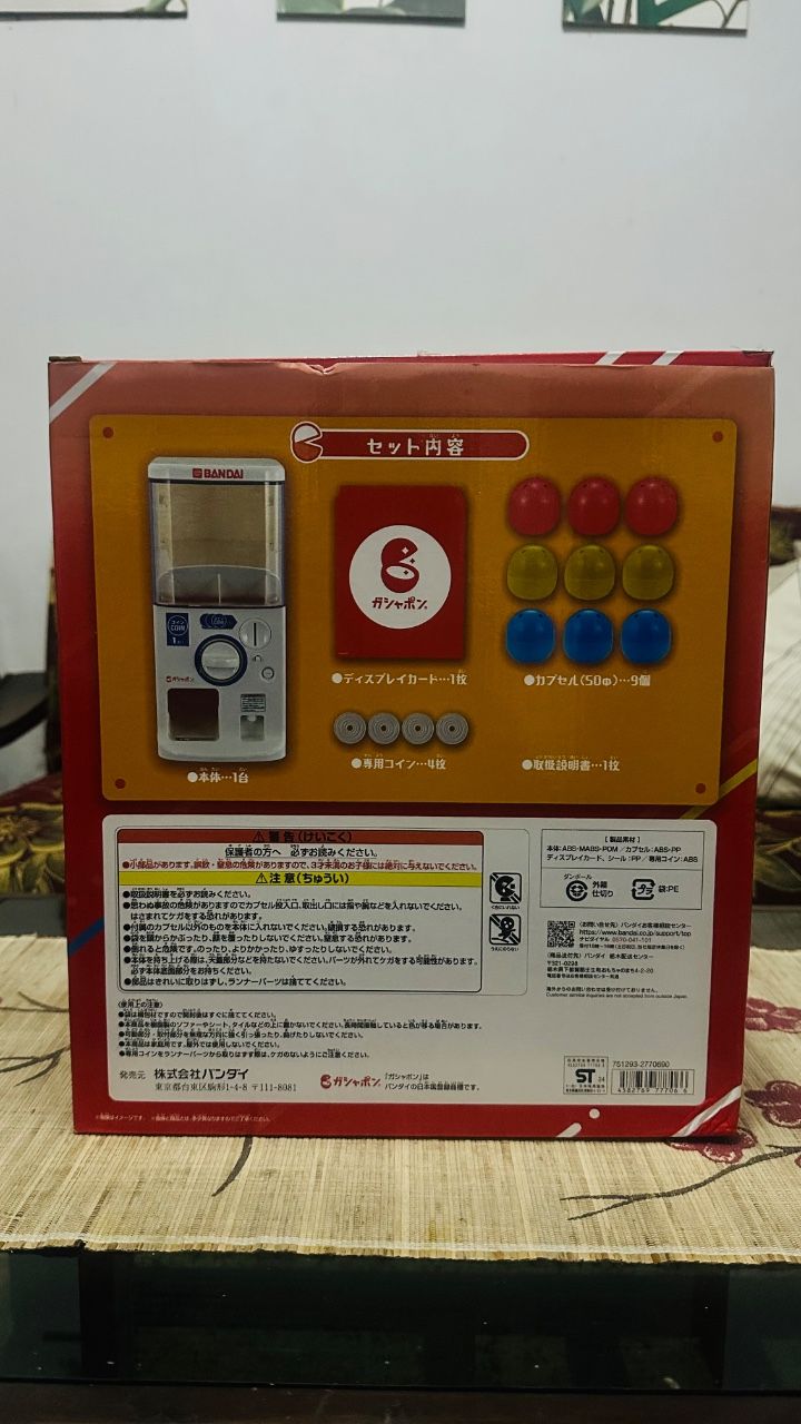 Mesin gachapon Original Bandai Namco