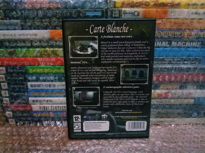 Game PC Original Carte Blanche First Episode