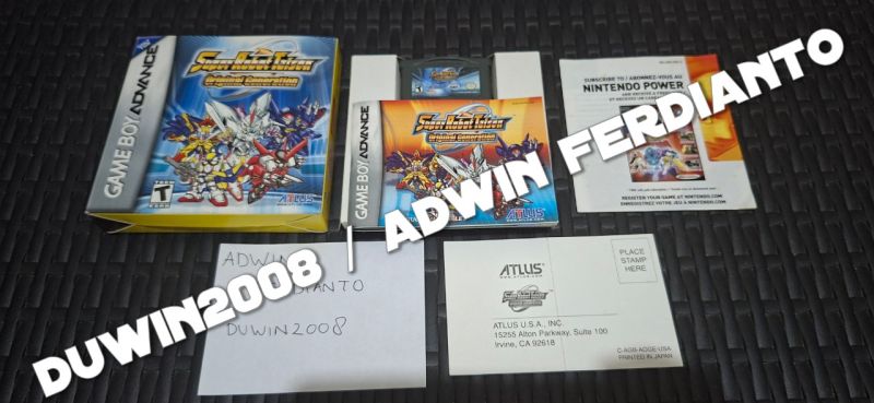 Nintendo GBA Game Boy Advance - Super Robot Taisen Original Generation