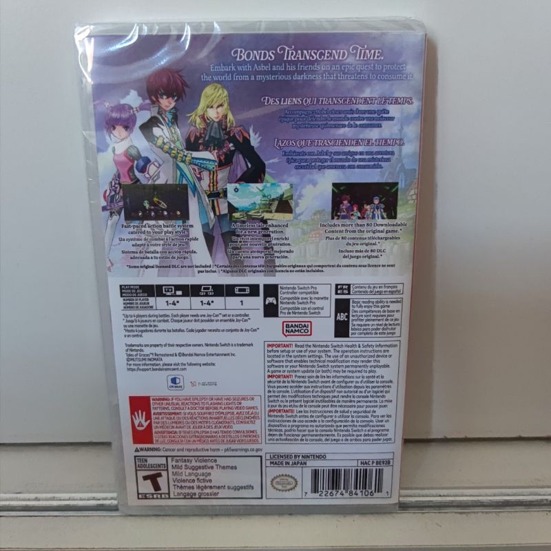 Tales of grace f remastered