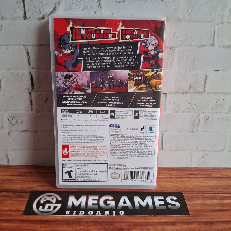 Persona 5 Tactica Nintendo Switch - Second/Bekas