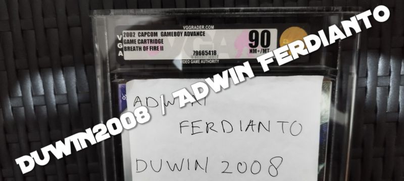 GBA Nintendo Gameboy Advance - VGA Graded 90 - Breath Of Fire 2