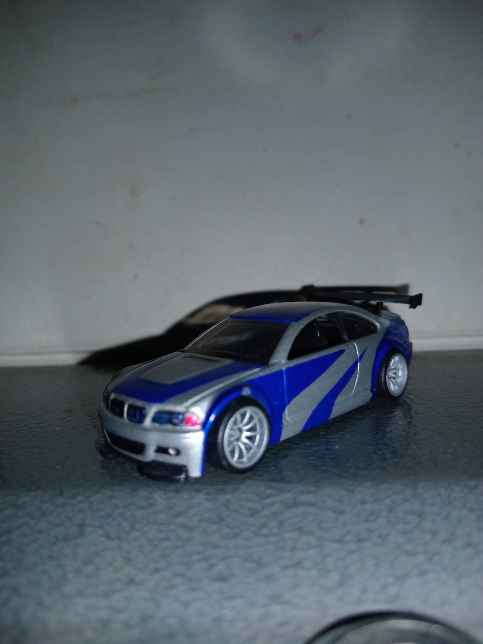 Diecast Hotwheels Custom - BMW M3 GTR RAZOR / Need For Speed Mostwanted