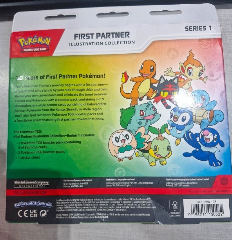 First Partner Ilustration Pokemon