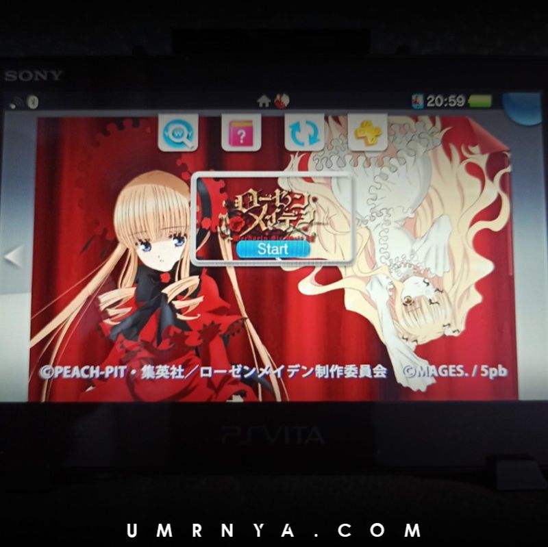 Kaset Original PSVita Rozen Maiden Wechseln Sie Welt ab PS Vita PS2 2 Playstation Cartridge