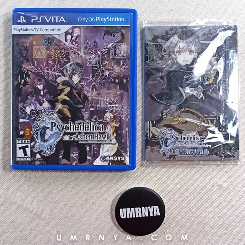 Paket 2 Kaset Ps vita Psychedelica Of The Ashen Hawk Black Butterfly PSvita Playstation