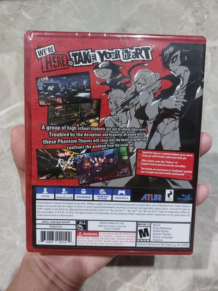Persona 5 - PlayStation Hits REG 1 / PURE US / ALL