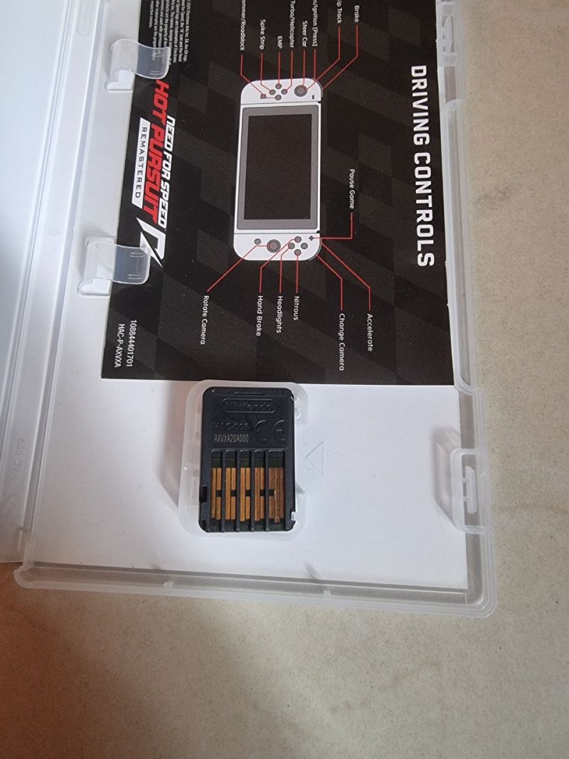 Switch Catridge NFS Hot Pursuit Remastered