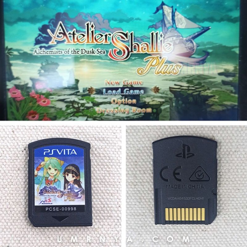 Kaset Original PS Vita Atelier Shallie Plus Alchemist PSVita CD Game