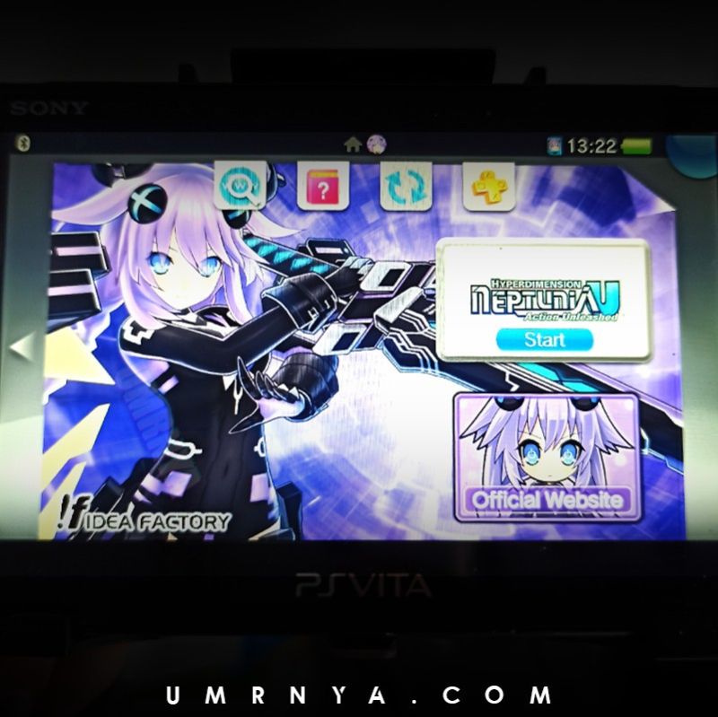 Kaset Game PSVita Hyperdimension Neptunia U Action Unleashed PS Vita Playstation Cartridge
