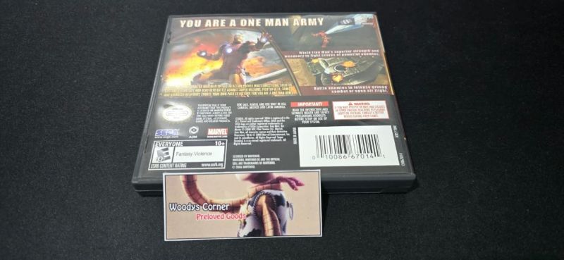 Kaset Original NDS Iron Man Reg 1 USA Fullset Rare