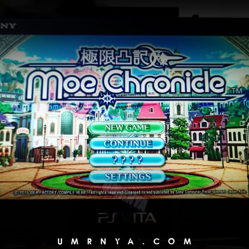 Kaset PSVita Moe Chronicle PS Vita Cartridge Game MoeChronicle Games Playstation