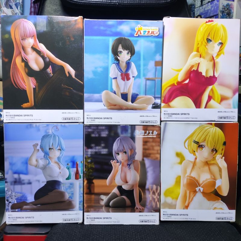 Banpresto relax time hololive vtuber calliope lamy noel haachama subaru yozora figure bandai