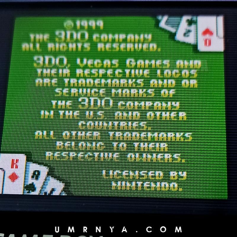 Kaset Gameboy Las Vegas Games Nintendo Game boy GBC GBA Color Cartridge