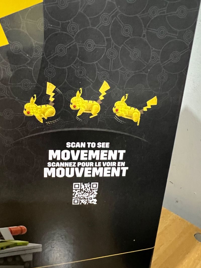 Blok Pokemon Pikachu Moving (Bergerak)