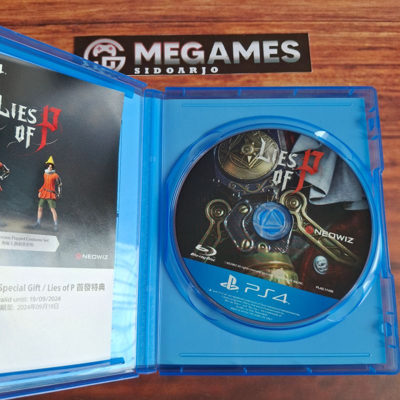 Kaset BD PS4 Lies Of P - Second/Bekas