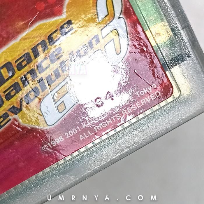 Kaset Original Dance Dance Revolution 3 GB3 Nintendo Gameboy GBC GBA SP Cartridge
