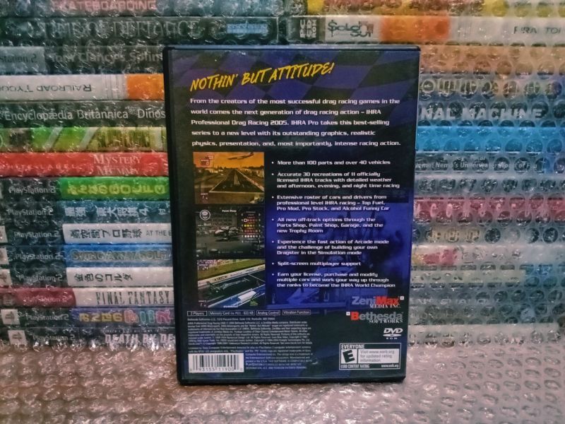 Game PS2 Original IHRA Profesional Drag Racing US
