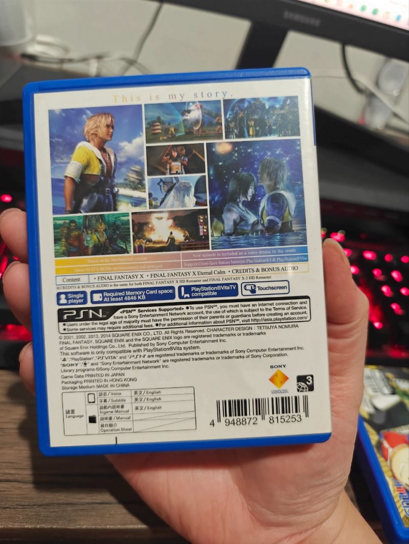 PSVita Game Final Fantasy X HD
