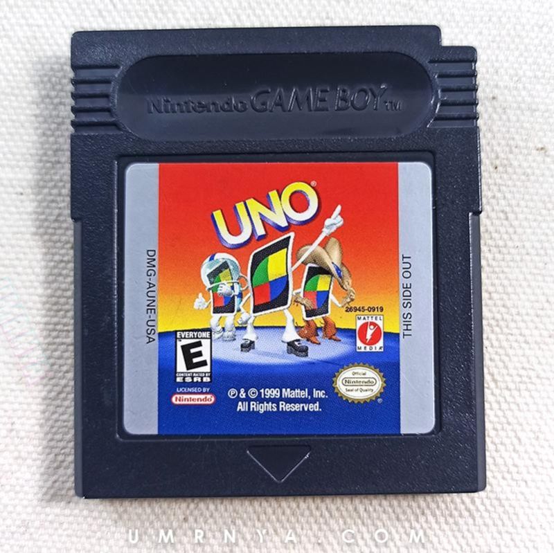 Kaset Gameboy UNO U.N.O Cartridge Nintendo Game boy Color GBC GBA Games