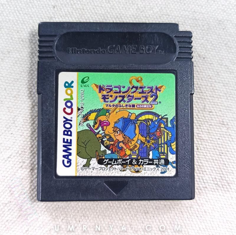 Kaset Dragon Quest Monsters 2 Original Nintendo Gameboy Color GBC GBA SP Cartridge