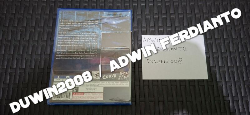 PS4 Playstation 4 - LRG Limited Run Games - Dear Esther Landmark Edition