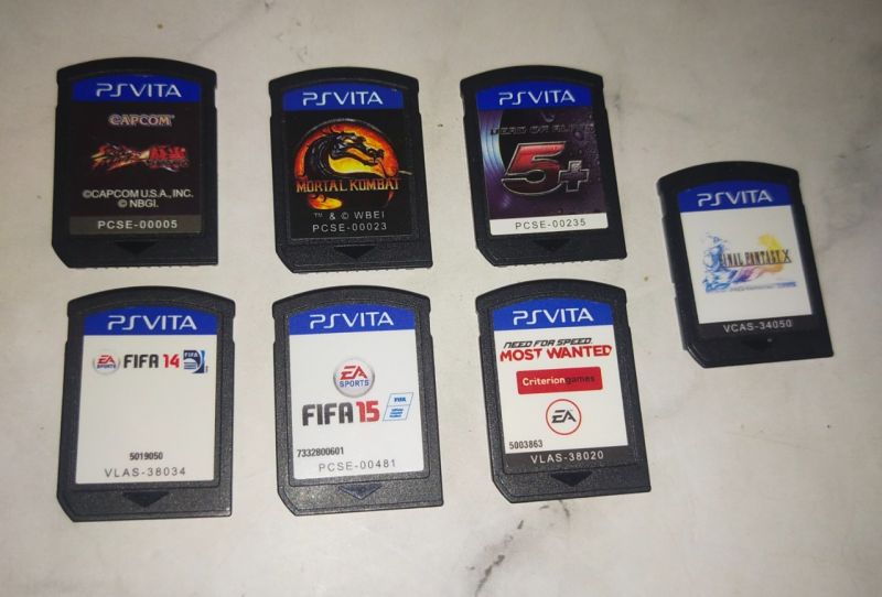 KASET PS VITA REG US, KOLEKSI PRIBADI