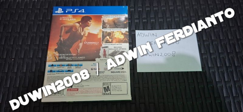 PS4 Playstation 4 - Tomb Raider Definitive Edition - Artbook Limited Edition