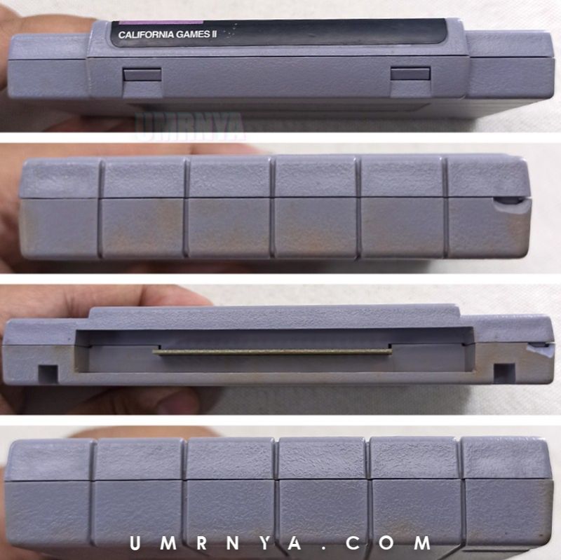 Kaset Game California Games II 2 Cartridge SNES Super Nintendo Entertainment System Super Famicom